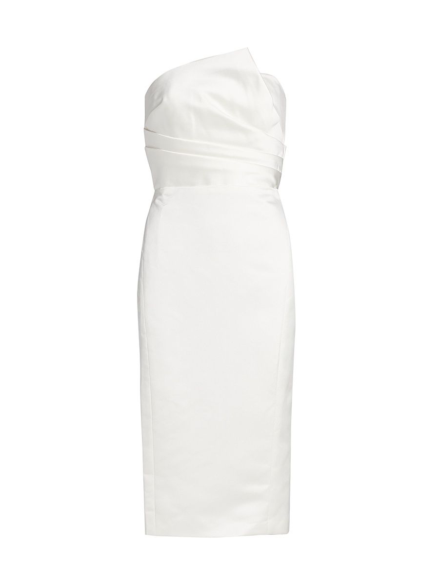 Women's Strapless Slim Dress - Ivory - Size 16