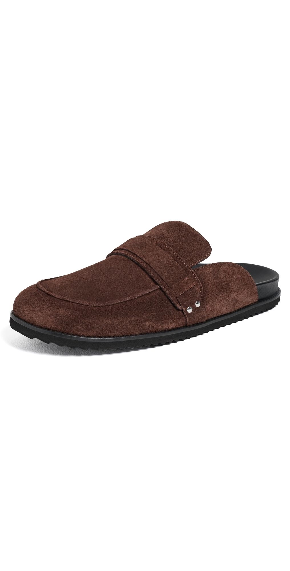 Freda Salvador Ellen Suede Mules Mocha Suede 8