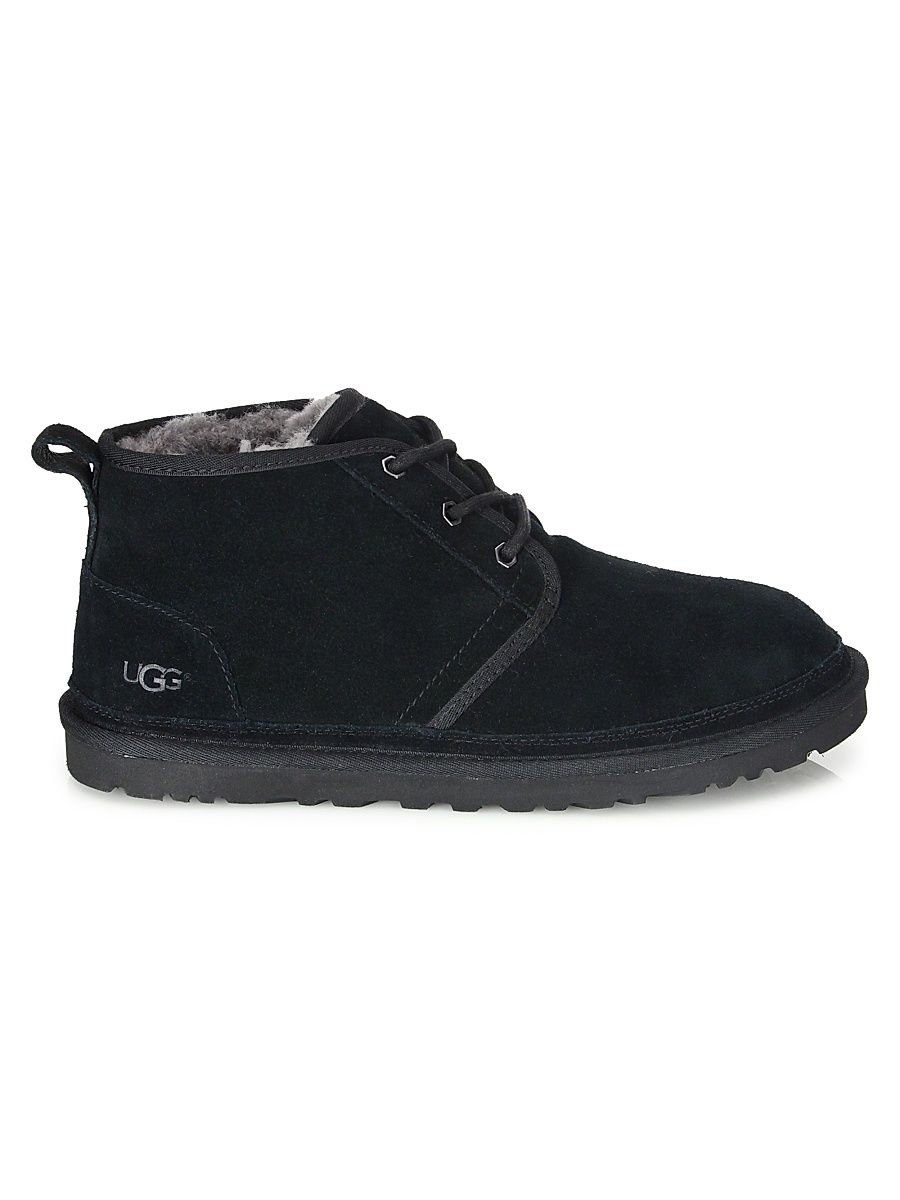 Men's Unisex Neumel Suede Chukka Boots - Black - Size 13