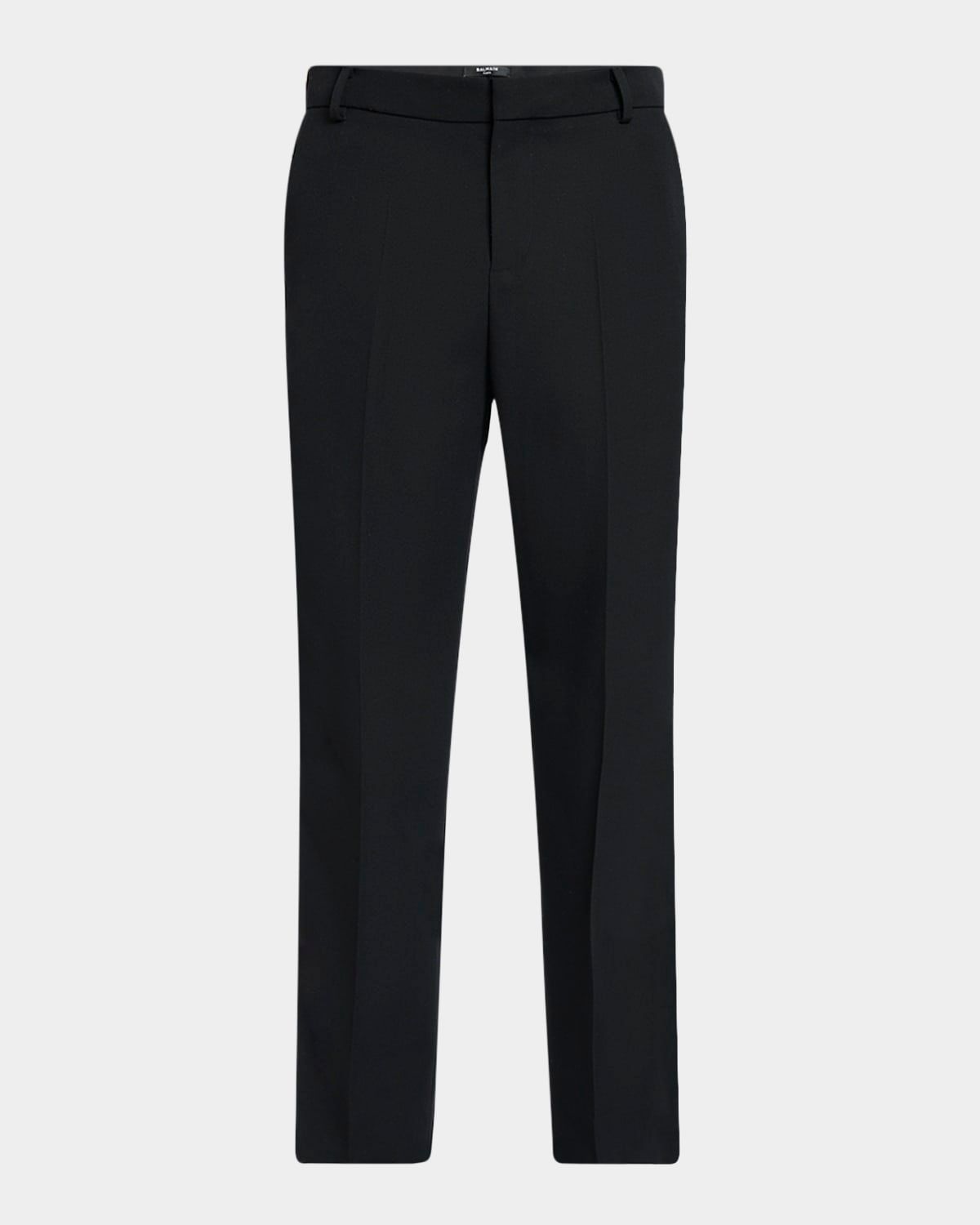 Men & apos;s Straight-Fit Tailored Satin-Trim Pants