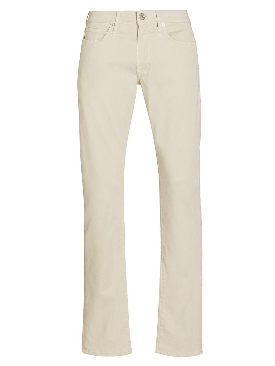 Men's L'Homme Slim-Fit Jeans - Milk Beige - Size 42