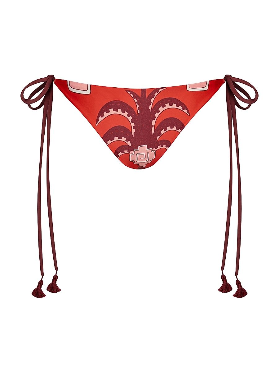 Women's Sagrado Bikini Bottom - Red Wine Pink - Size XS