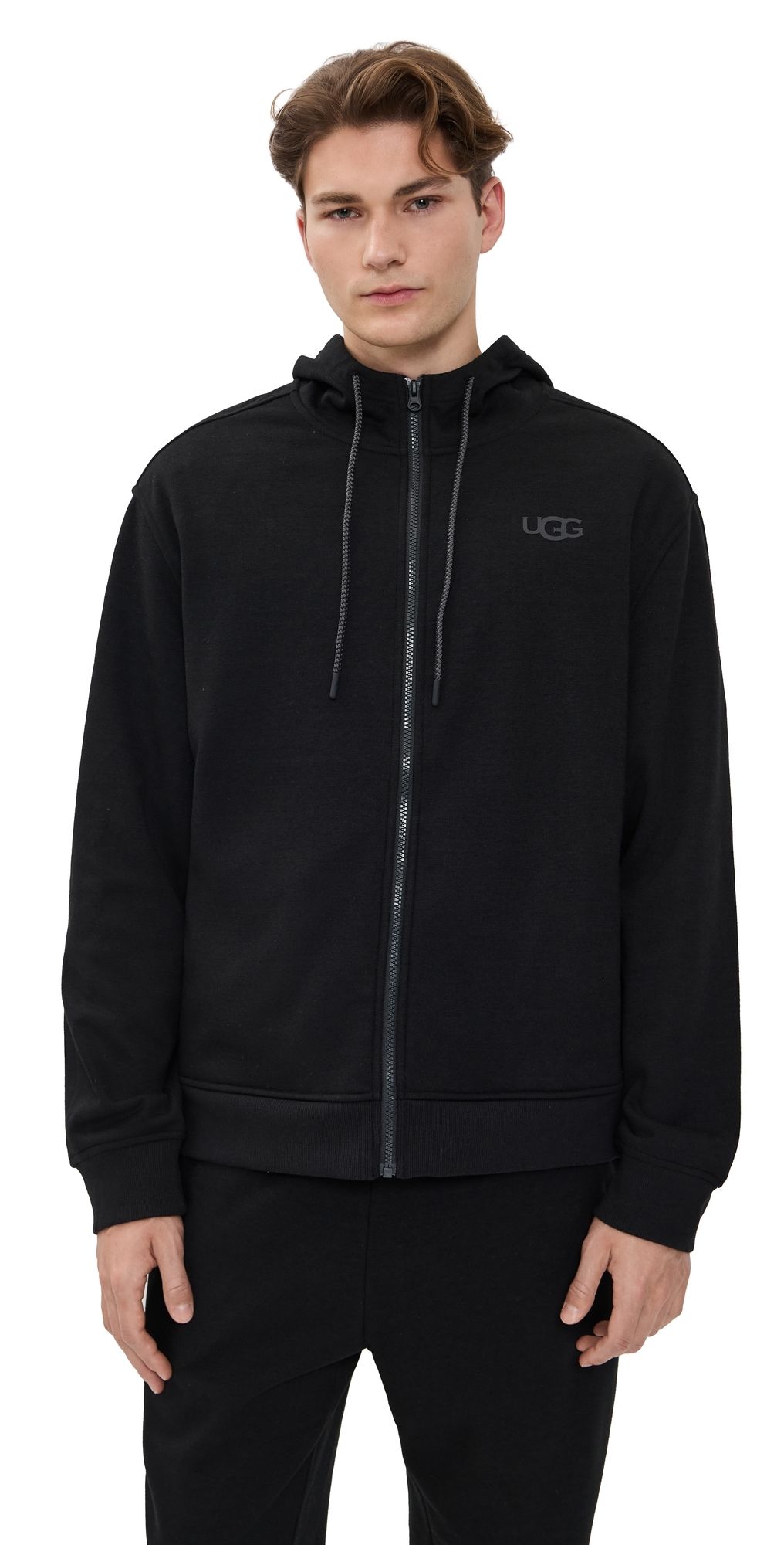 UGG Shiloh Lounge Full Zip Hoodie Black M