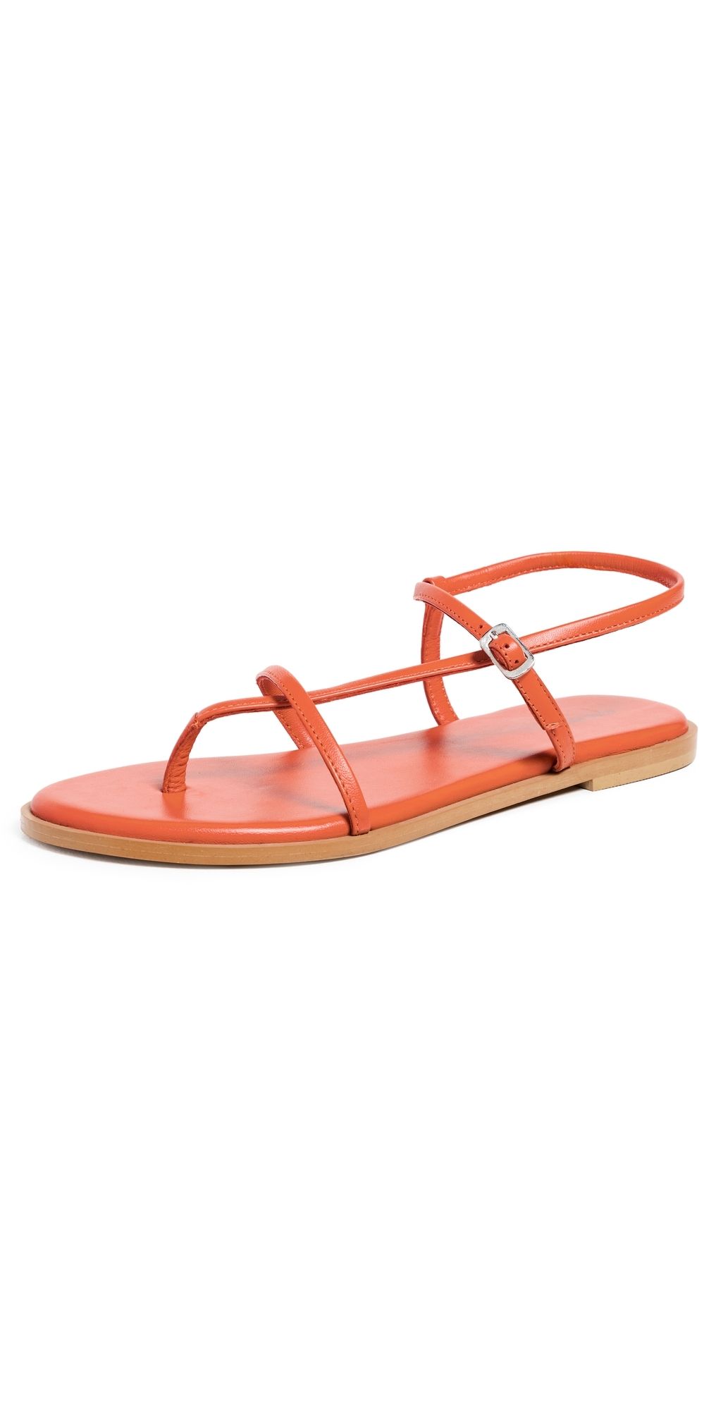 Free People Corsica Strappy Sandals Vermillion 8.5