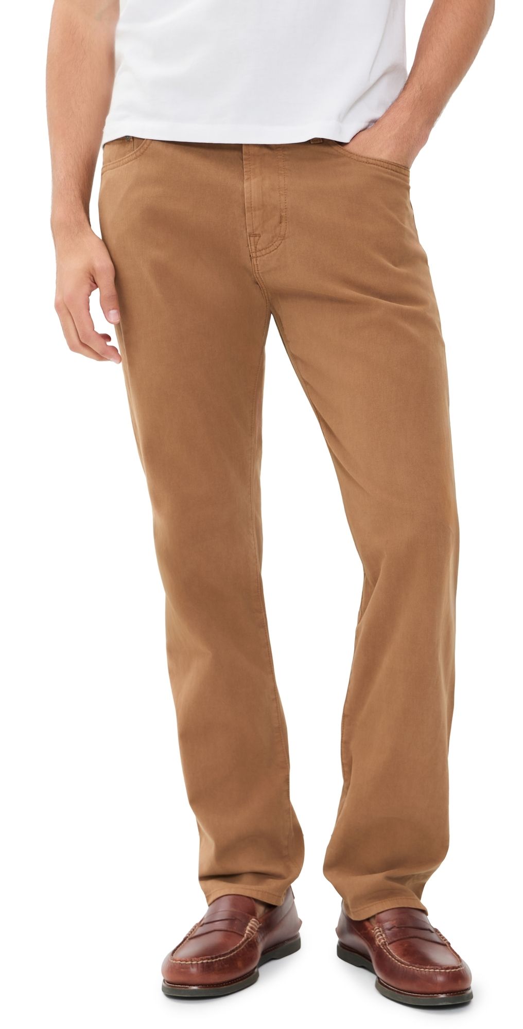 AG Tellis Modern Slim Jeans Sulfur Worn Brass 32