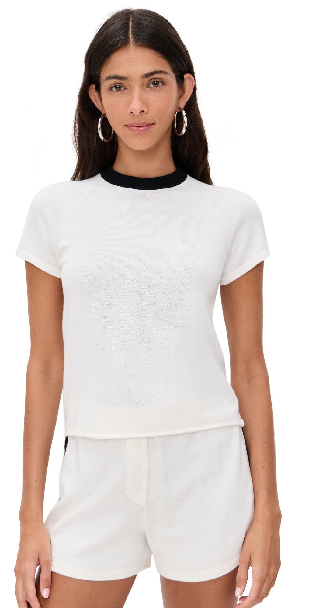 LE BOP Ringer Tee Papaya XL