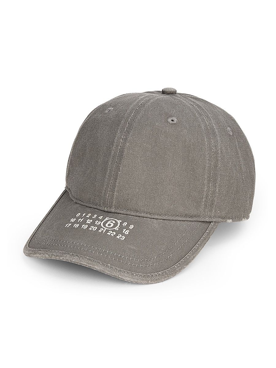 Men's Logo Cotton Baseball Hat - Grey