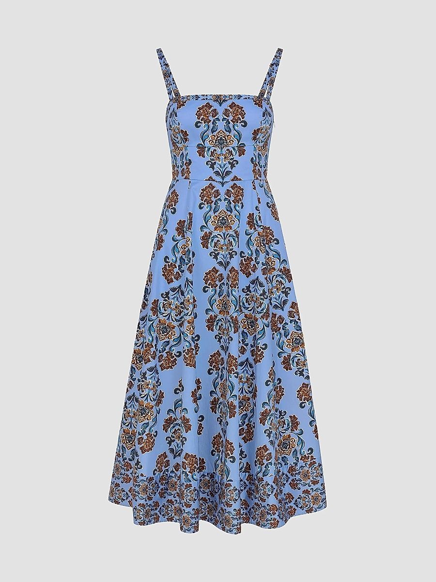 Women's The Margot Dress - Stowell Medallion Iris - Size XXL