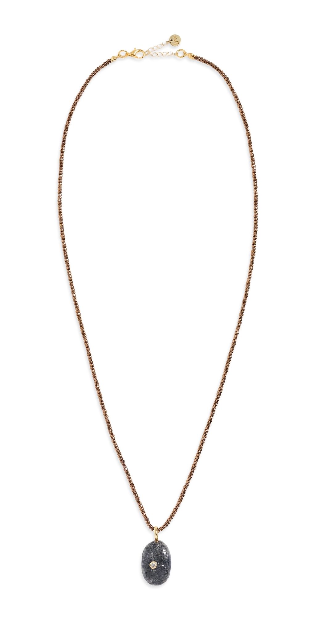Maison Irem Bronze Haze Necklace Brown One Size