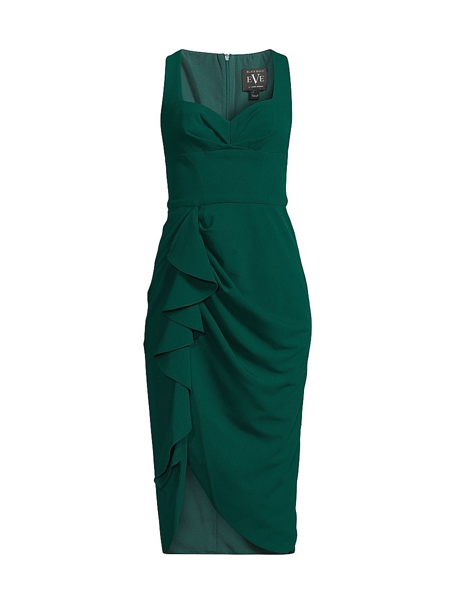 Women's Lucetta Stretch-Crepe Sheath Midi-Dress - Garden - Size 4