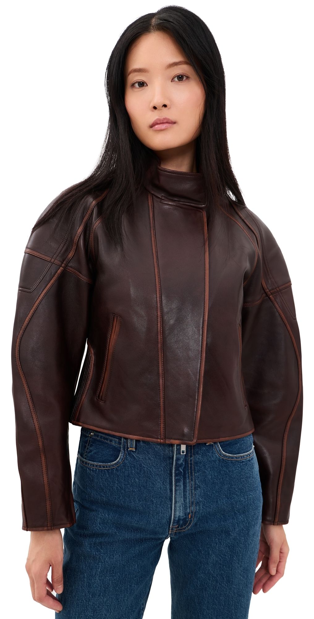 Helmut Lang Leather Saddle Jacket Saddle L
