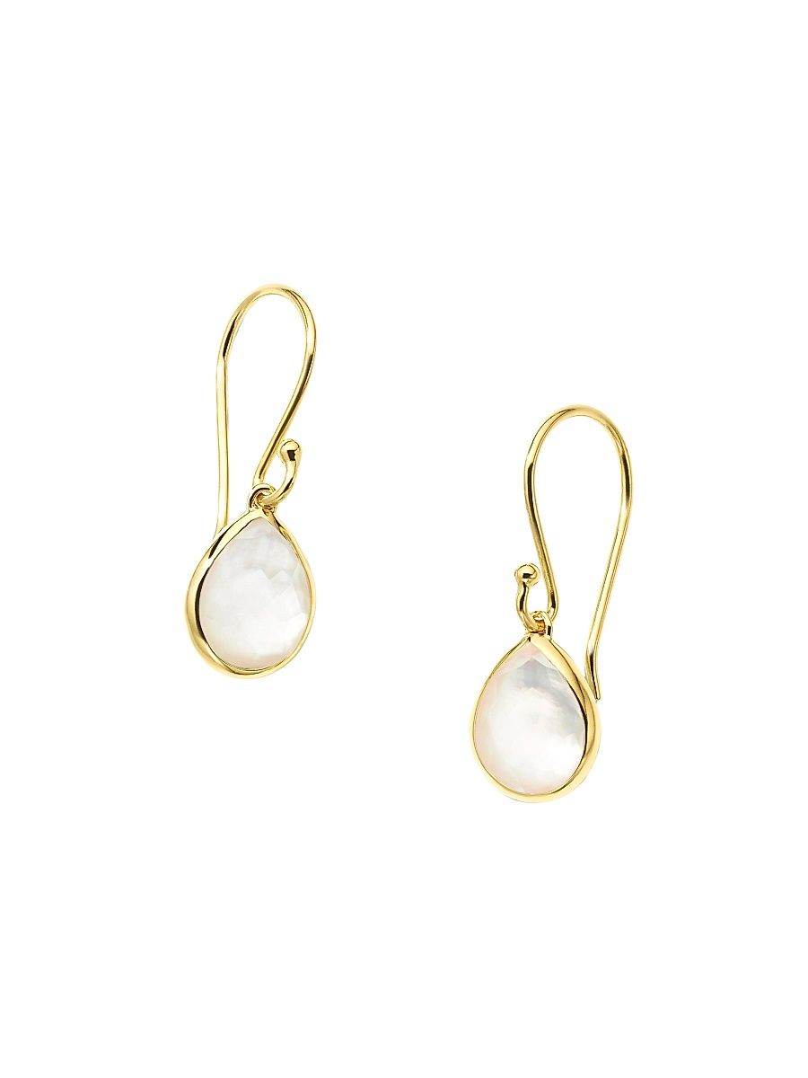 Women's Rock Candy 18K Yellow Gold & Gemstone Drop Earrings - Gold