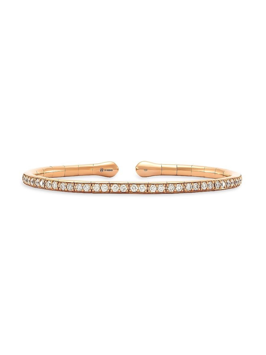 Women's My Etho II 18K Gold & 1.03 TCW Diamond Cuff - Rose Gold