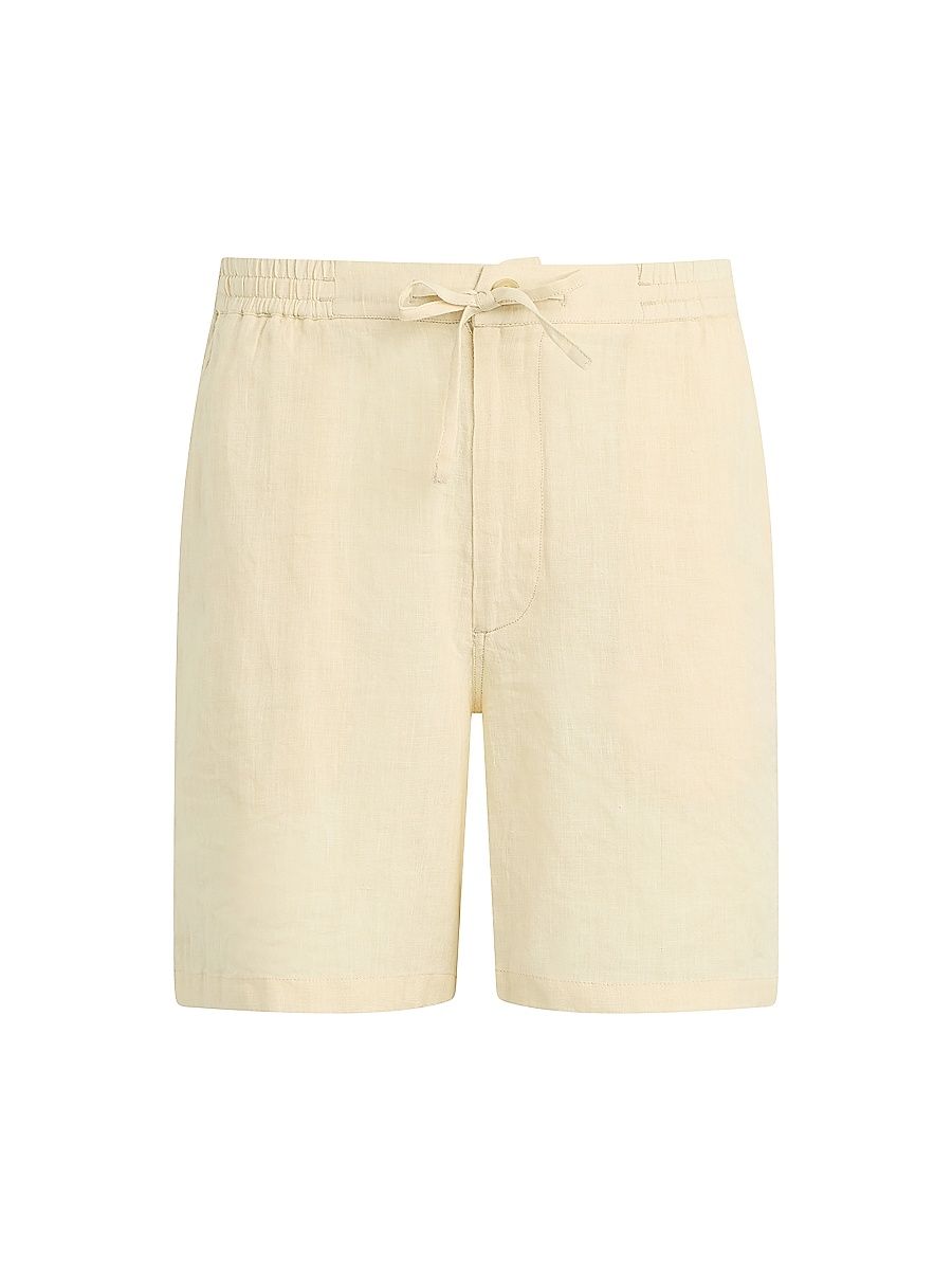 Men's Linen Drawstring Shorts - Summer Sand - Size XL