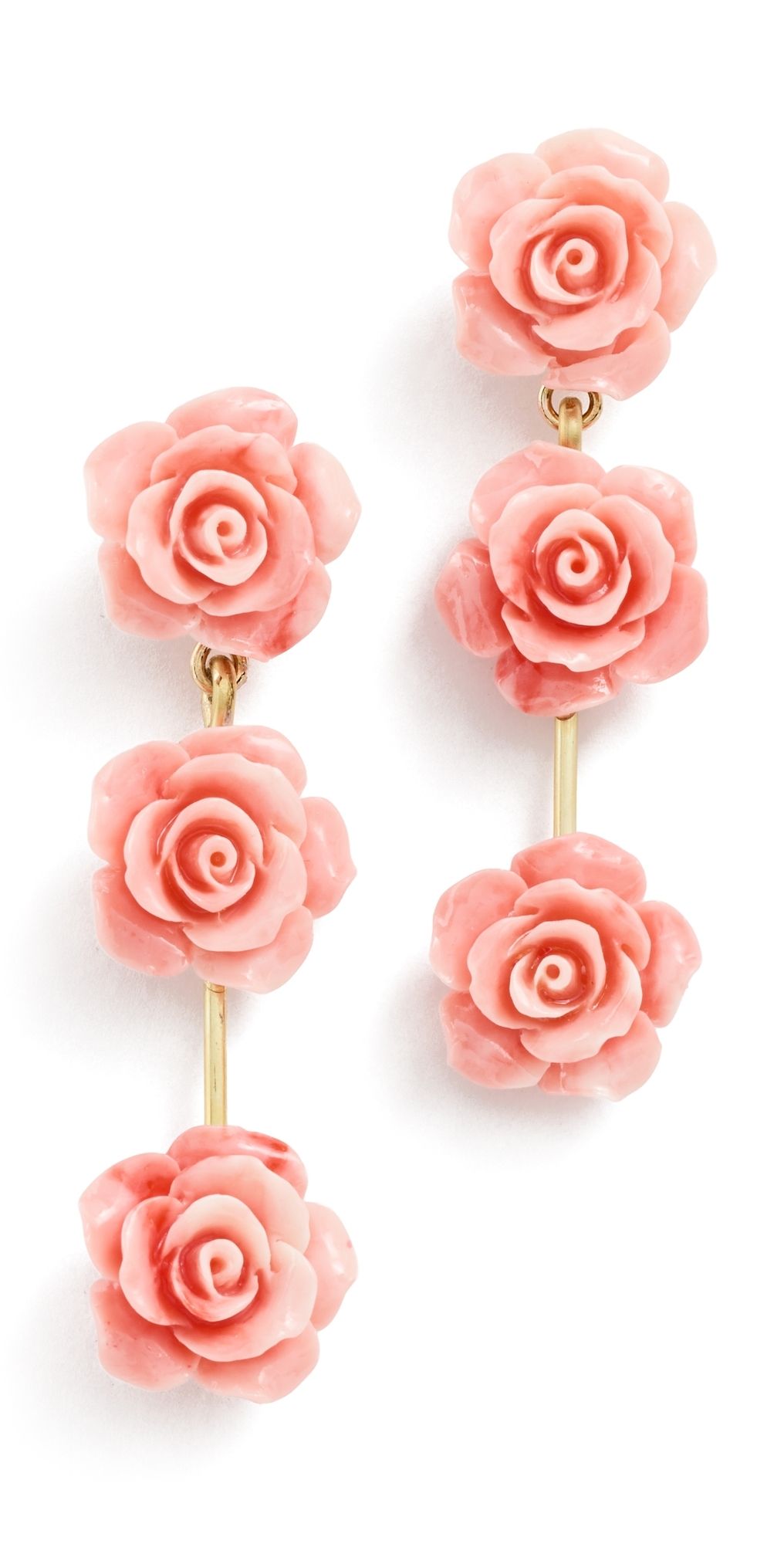 Jennifer Behr Amata Earrings Coral One Size
