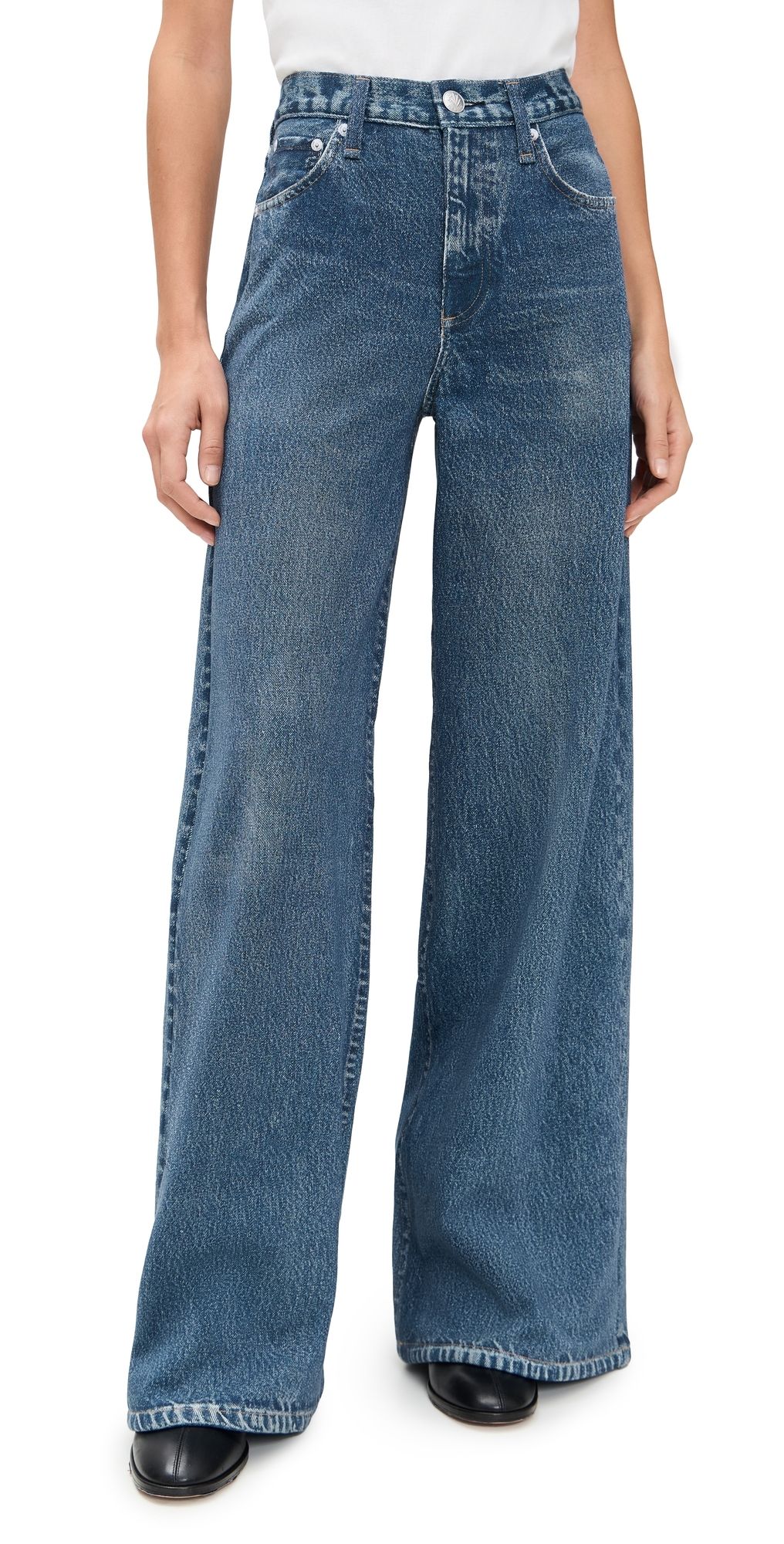 rag & bone Miramar Terry Sofie Full Length Jeans Almda 32