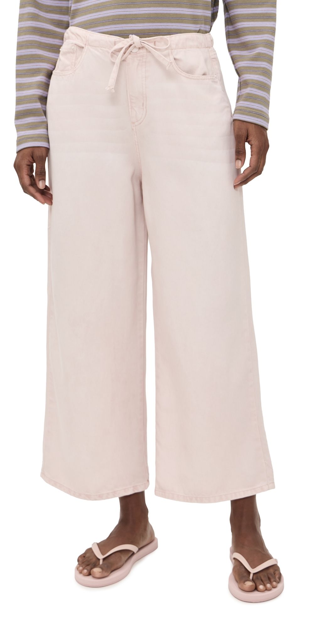 Splendid Lounge Denim Crop Jeans Rose Petal XL