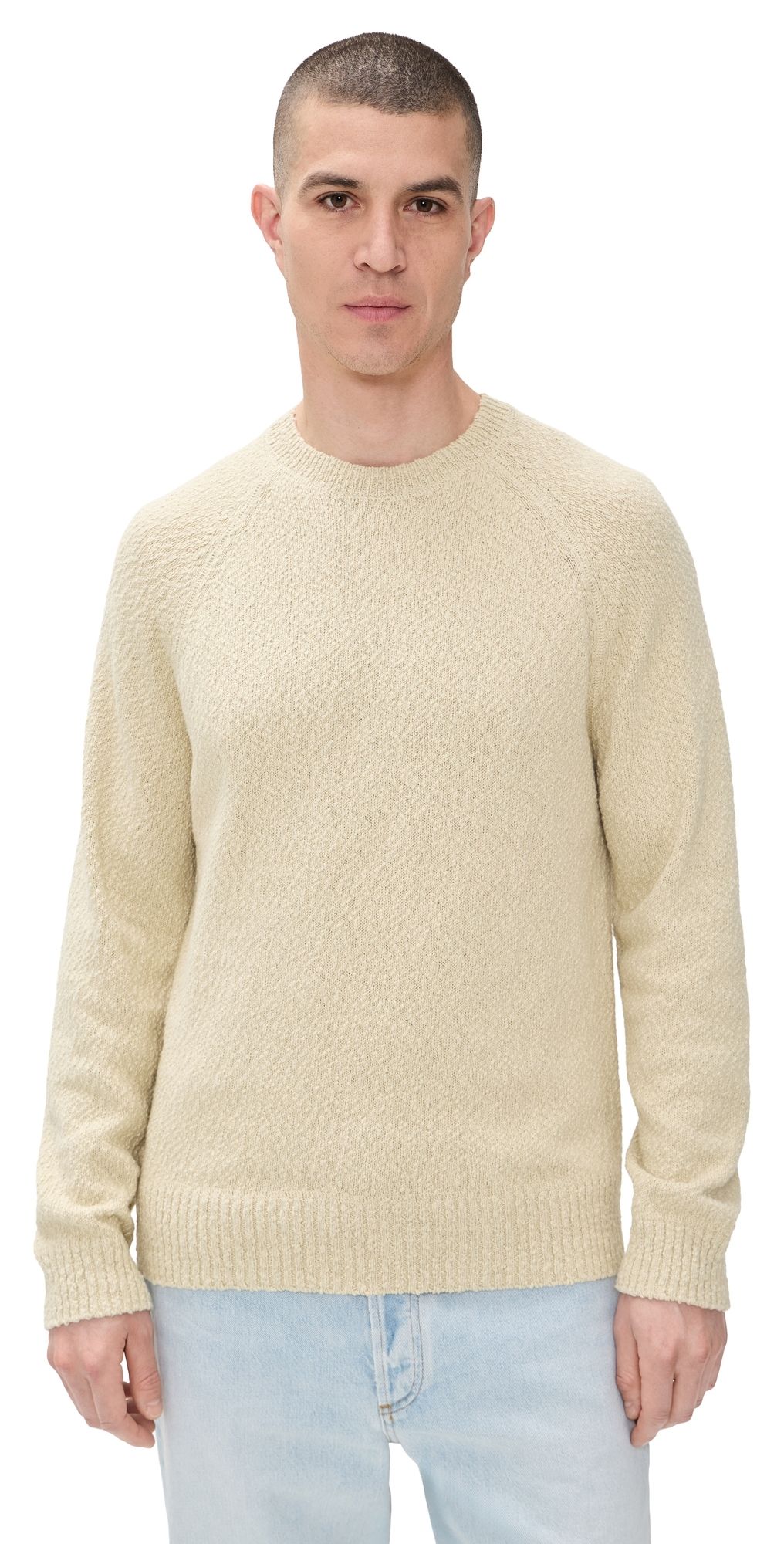 Closed Overlock Raglan Sweater Whipped Cream L