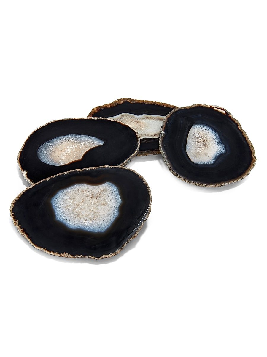 Pedra 4-Piece Agate Coaster Set