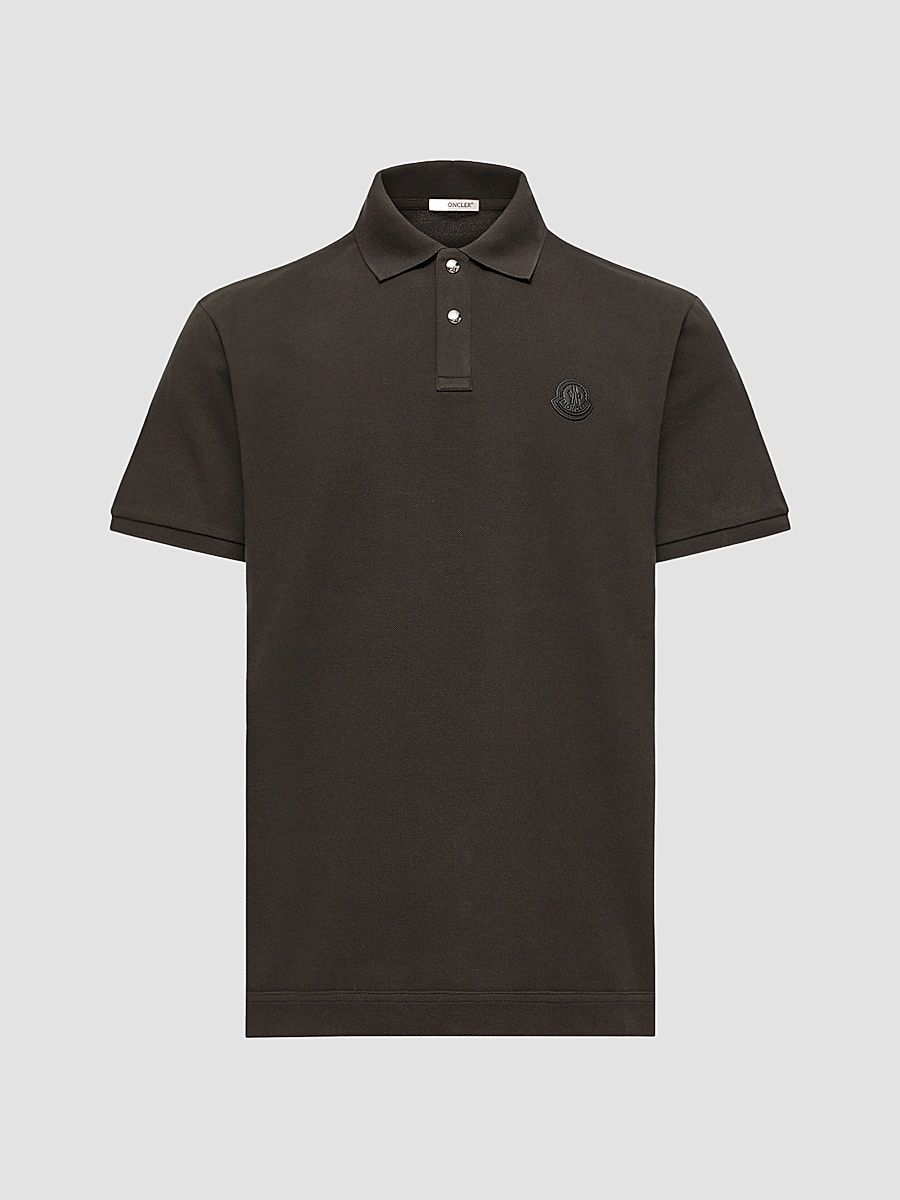 Men's Polo Shirt in Cotton Piquet - Olive Green - Size XXXXL
