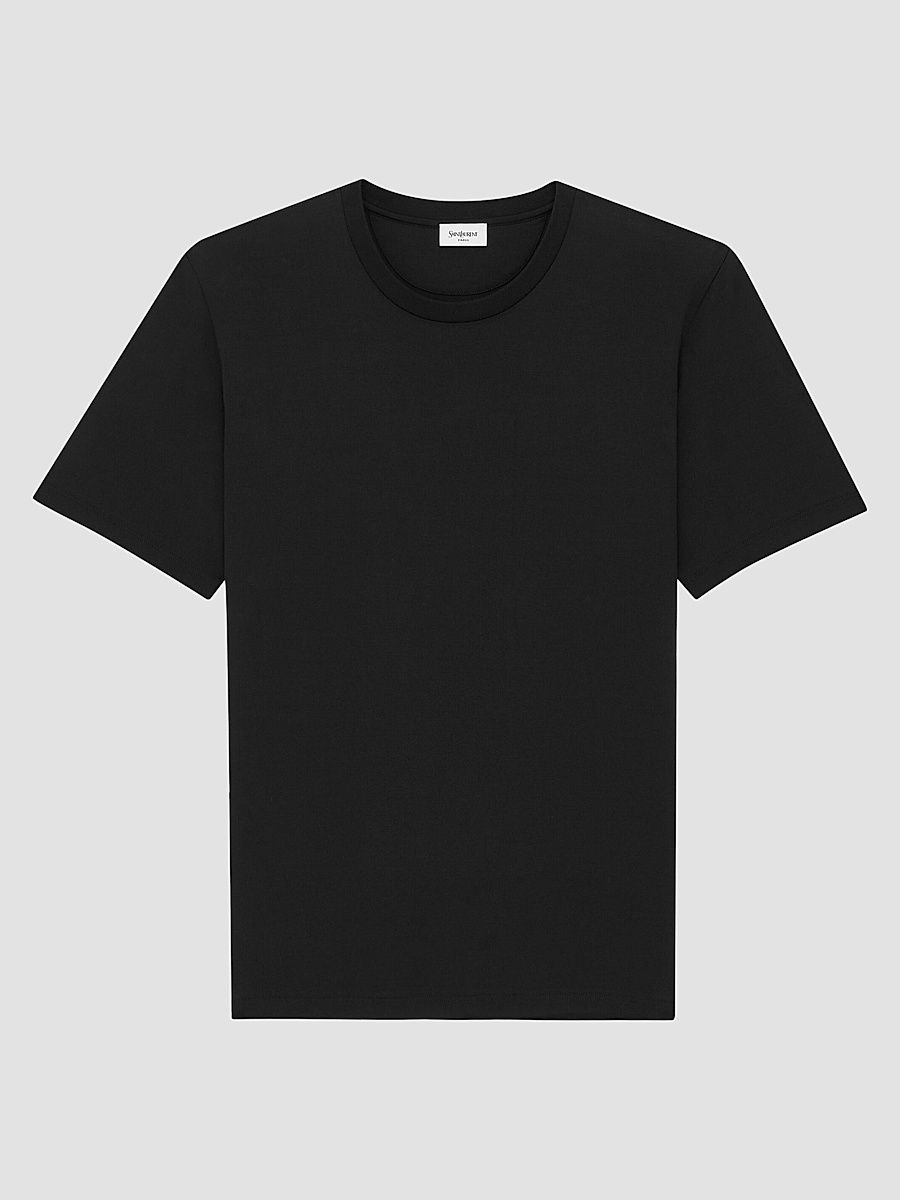 Saint Laurent Women's Crescent Moon T-Shirt - Noir - Size XL