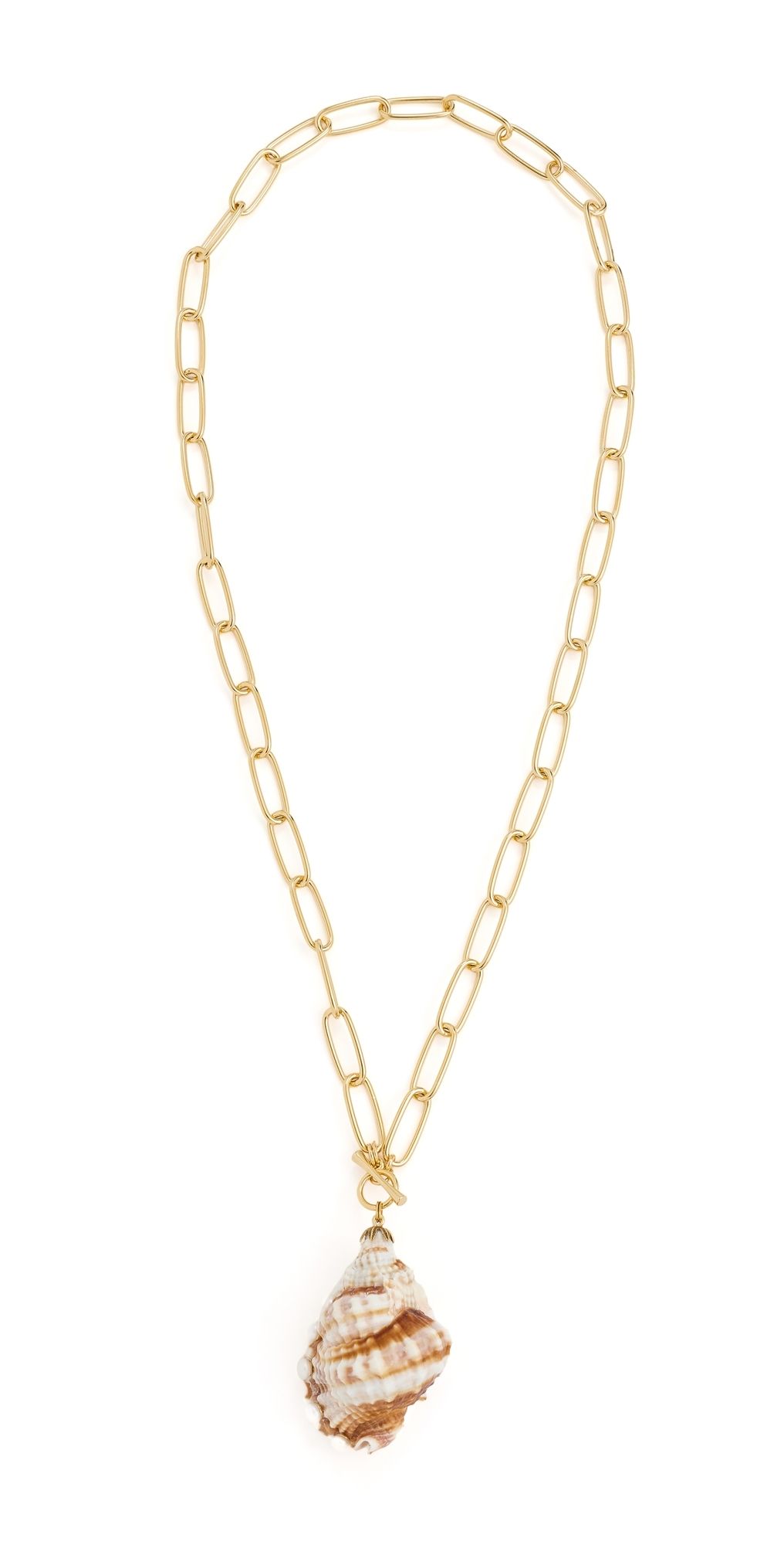 Brinker + Eliza Augusta Necklace Gold/Shell One Size