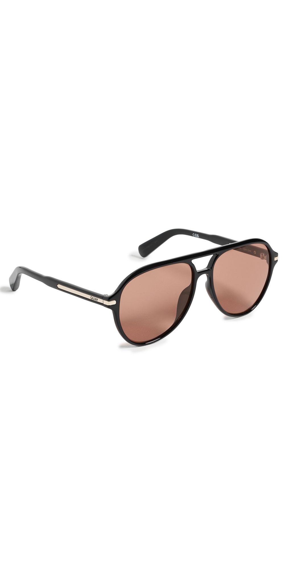 Quay Day One Sunglasses black/dark apricot One Size