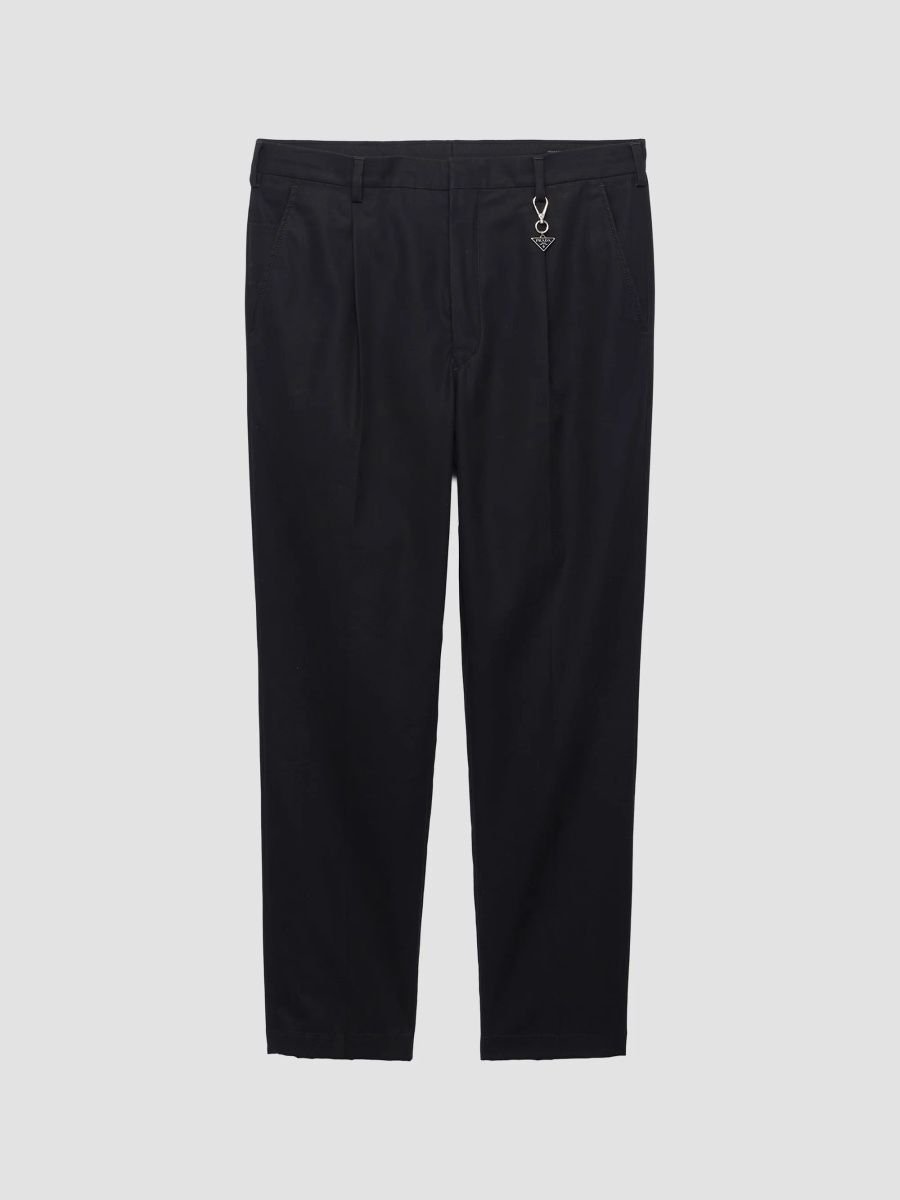 Prada Men's Cotton Pants - Black - Size 32