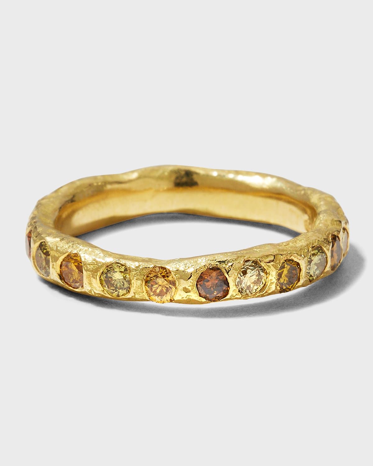 Old Money Fancy Diamond Eternity Band