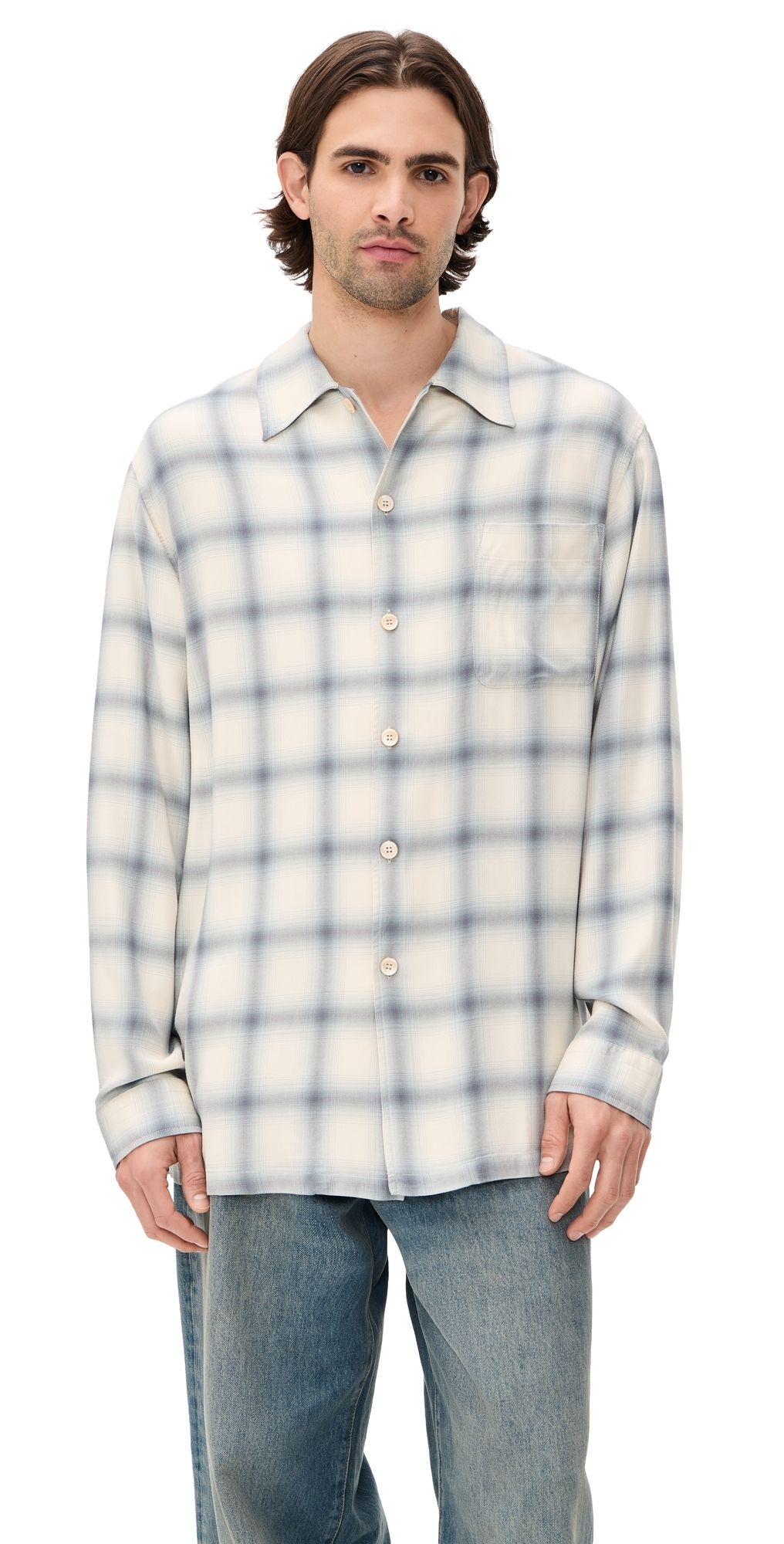 Our Legacy Sacramento Cowboy Shirt Sacramento Cowboy Viscose 48