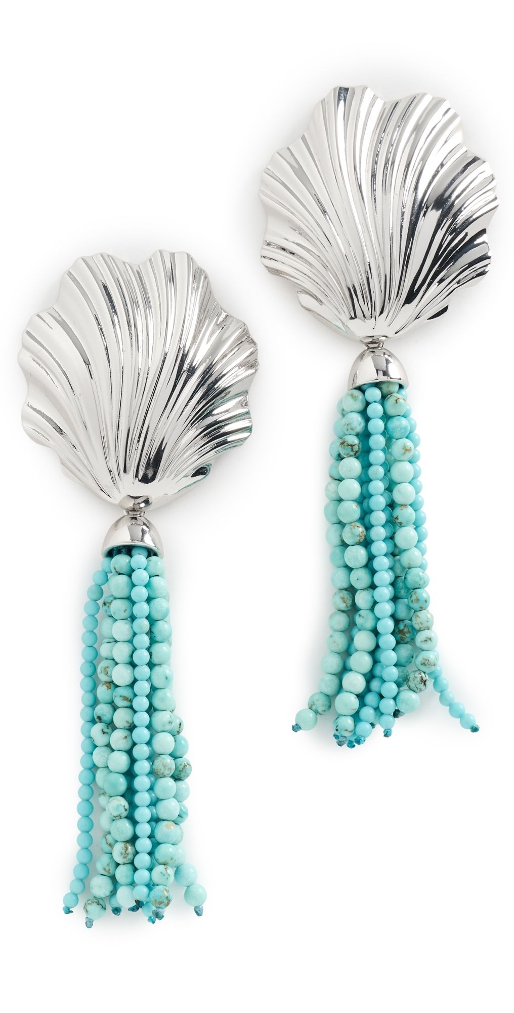 Julietta Aria Earrings Silver/Turquoise One Size