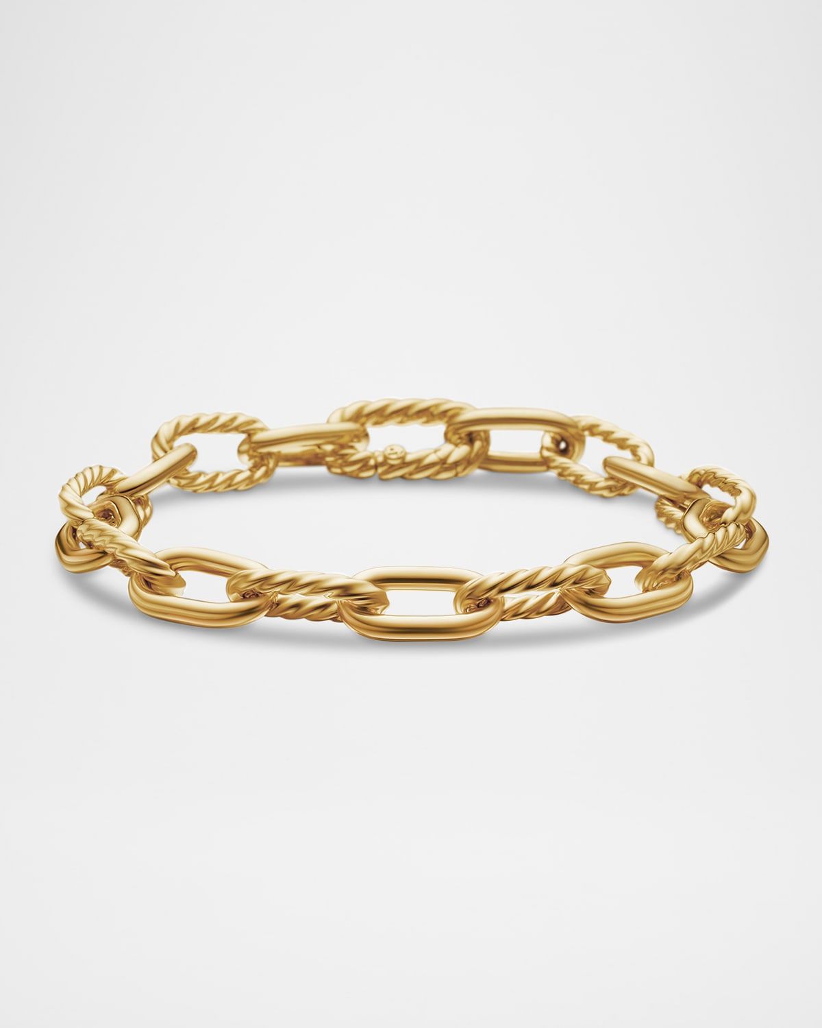 Madison Bracelet with Toggle in 18K Gold, 8.5mm