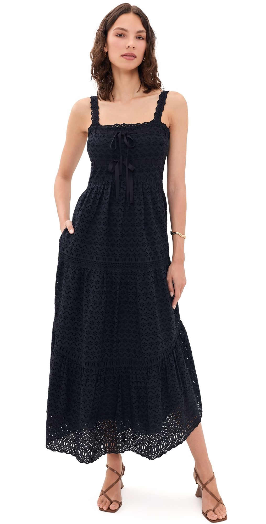 Ulla Johnson Constance Cotton Dress Midnight 6