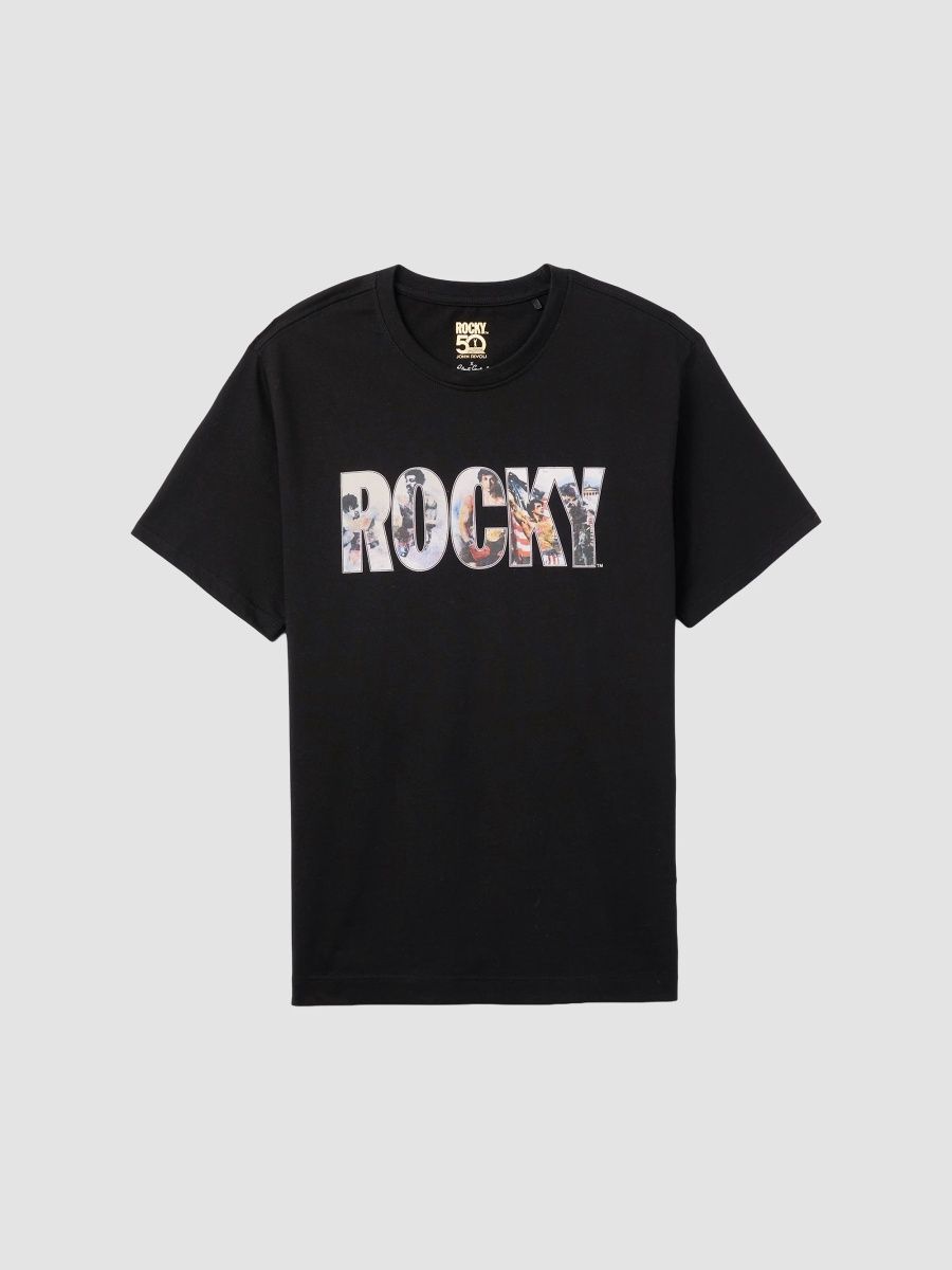 Robert Graham Men's The Rockyverse Graphic T-Shirt - Black - Size XXL