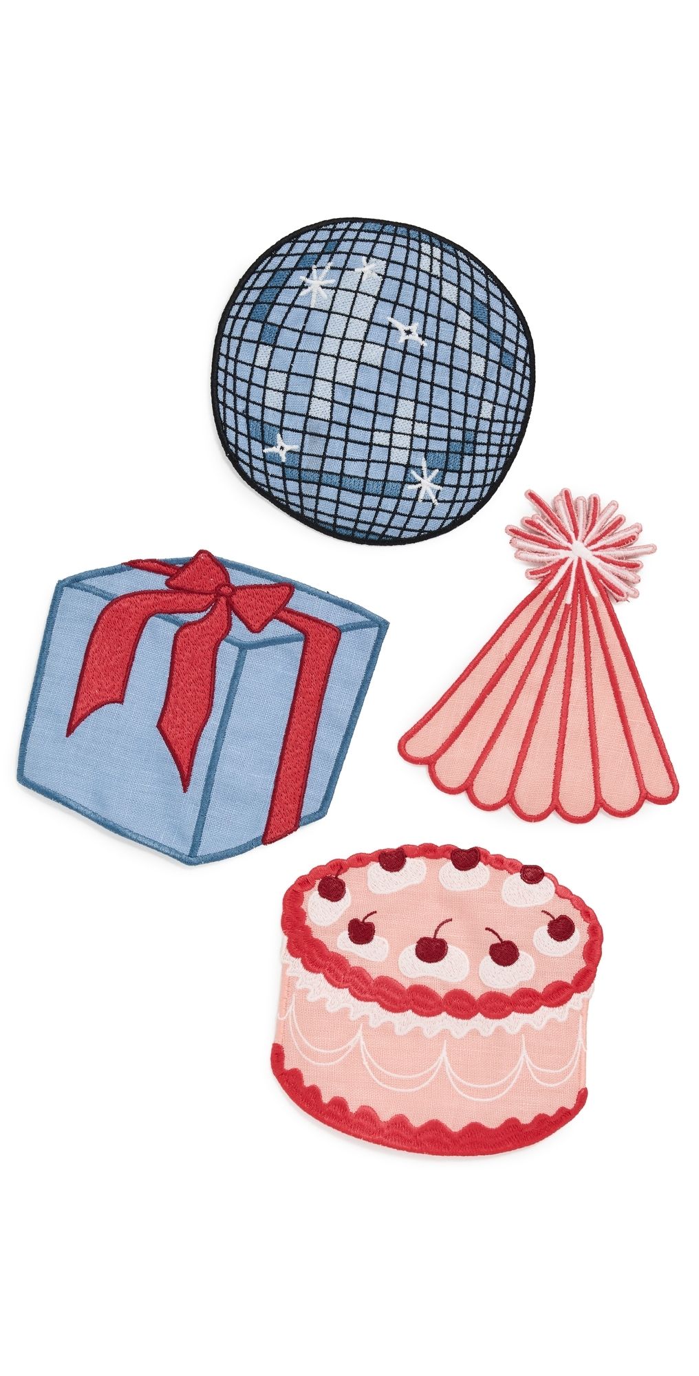 Piecework Puzzles Birthday Napkins Pink One Size