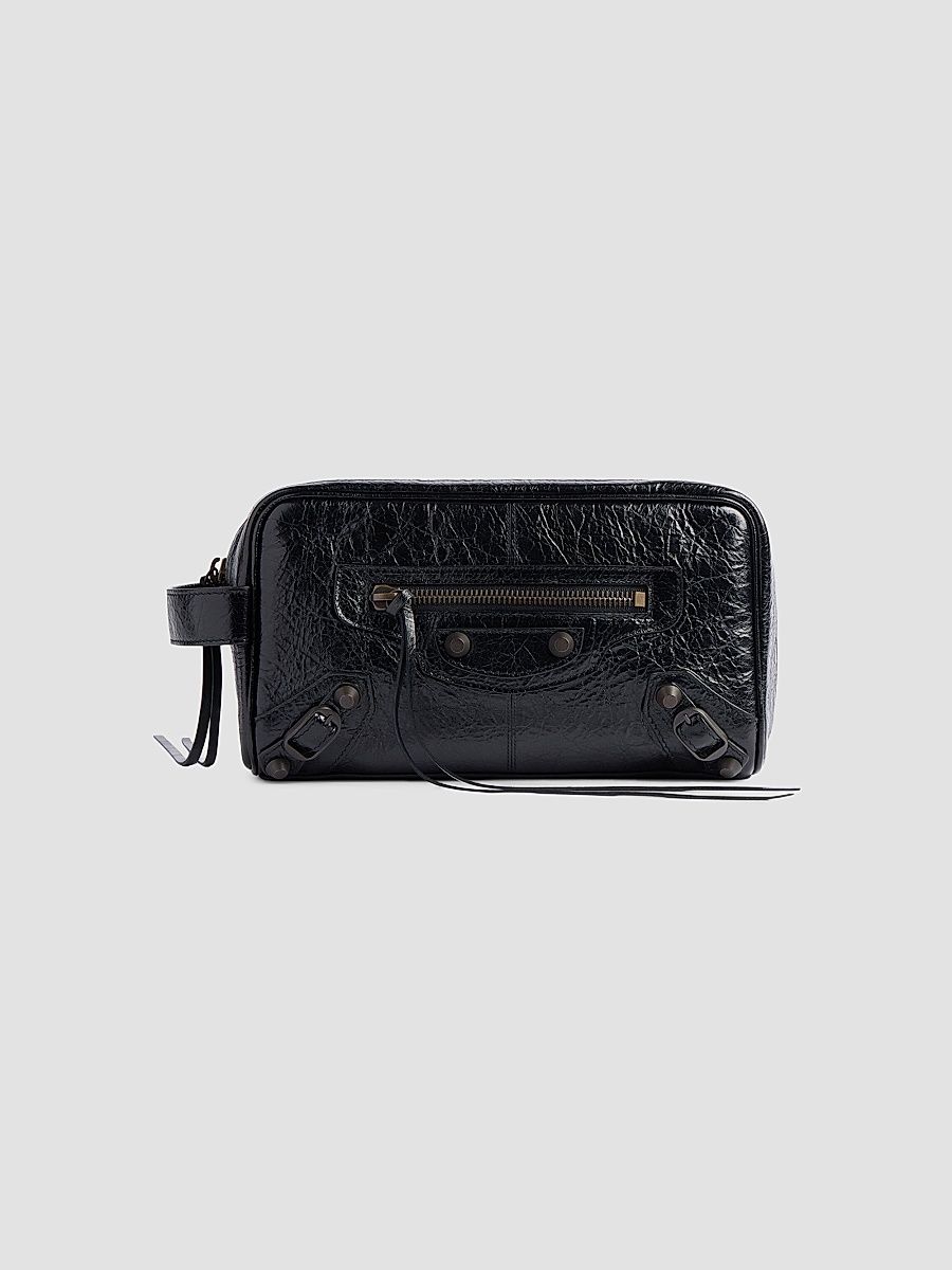 Balenciaga Le City Toiletry Pouch - Black
