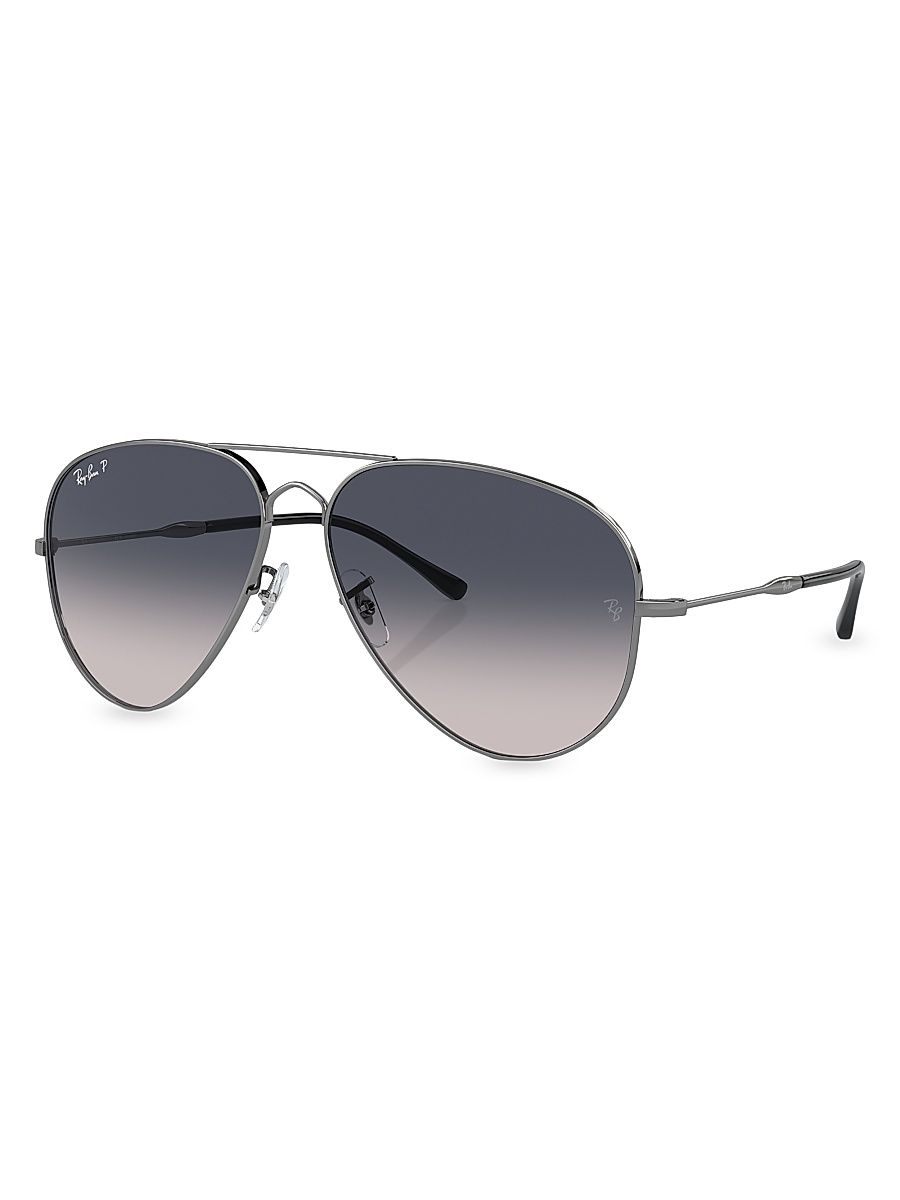 Men's RB3825 62MM Old Aviator Sunglasses - Gunmetal Dark Grey Gradient