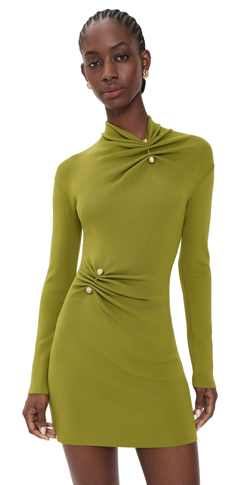 Cult Gaia Kadia Dress Chive L