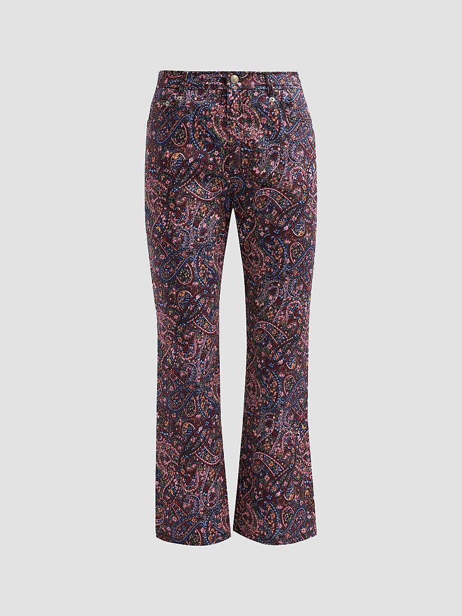 Women's Paisley Denim Stevie Jeans - Black Multi - Size 14
