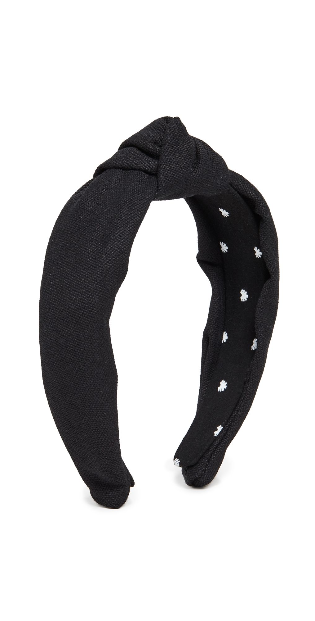Lele Sadoughi Classic Black Headband Jet One Size