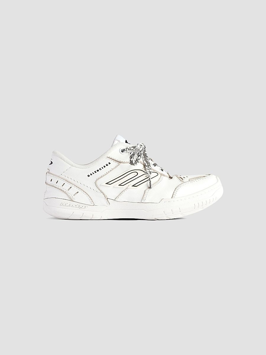 Balenciaga Women's Hamptons Clean Sneakers - White - Size 5