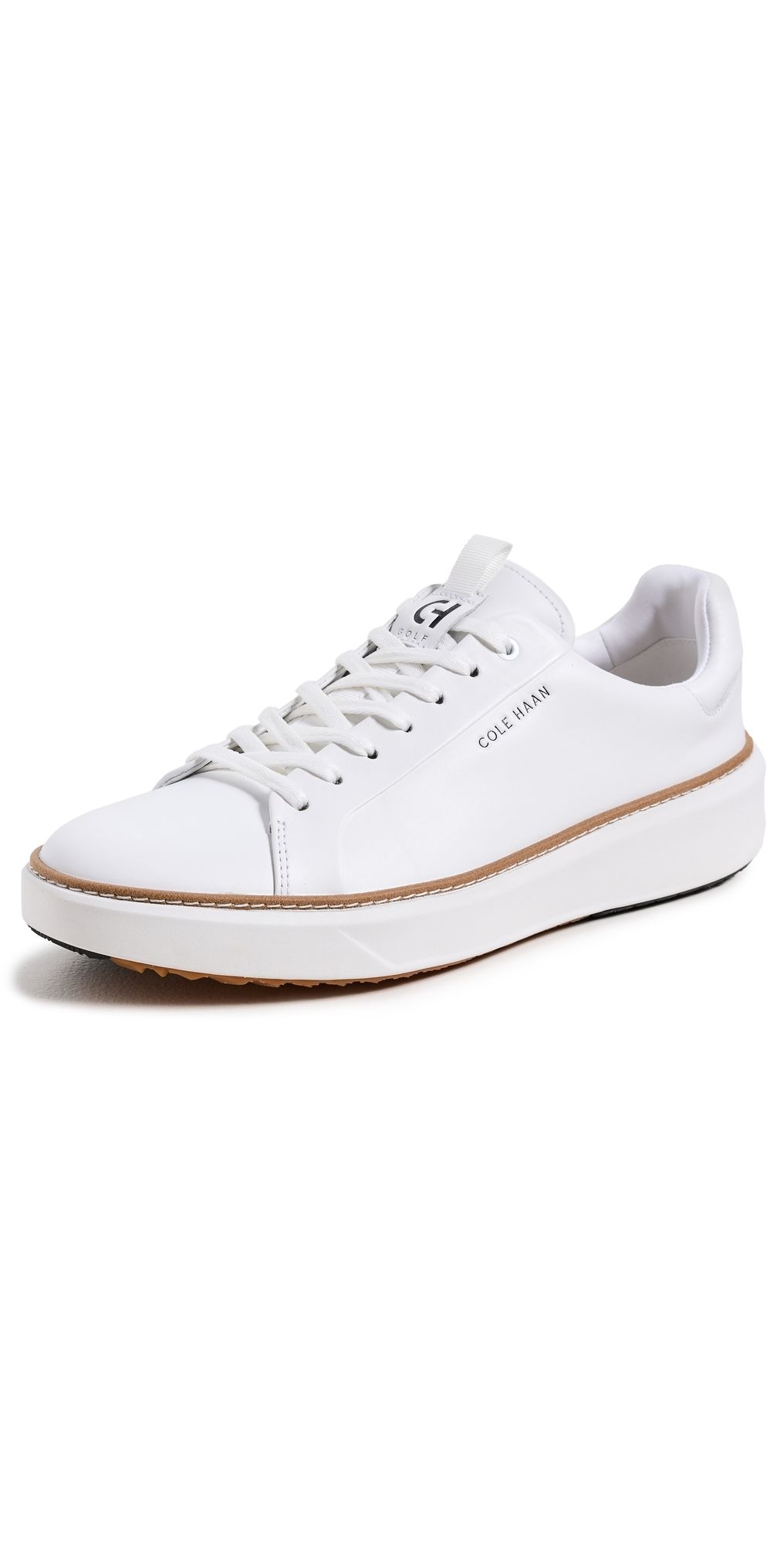 Cole Haan Grandpro Topspin Golf Shoes White/Natural 13