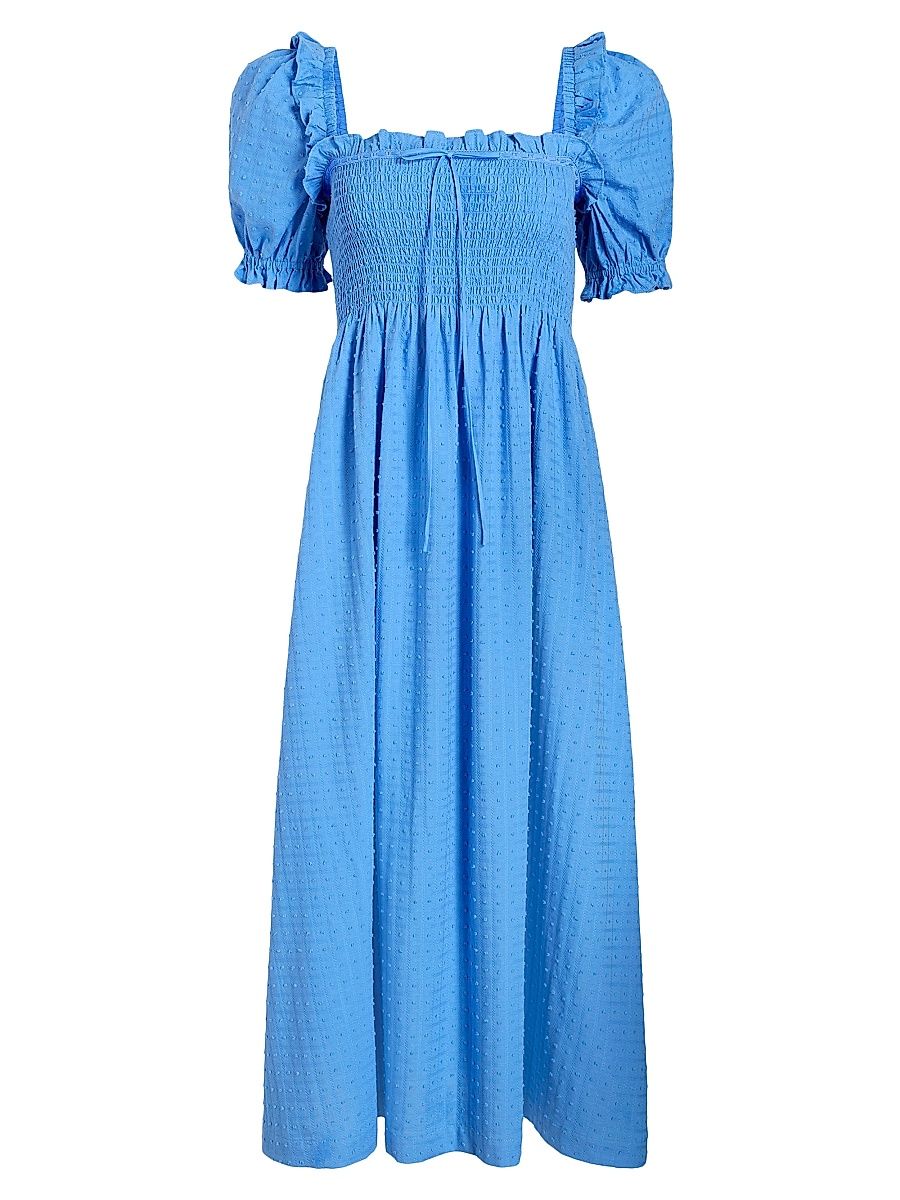 Women's The Scarlett Midi Nap Dress - Hydrangea Blue - Size XS