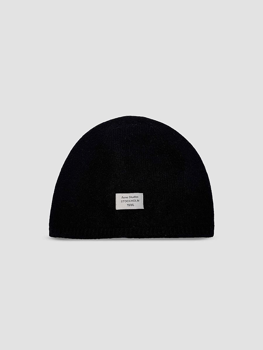 Men's Kassias Cashmere Beanie - Black