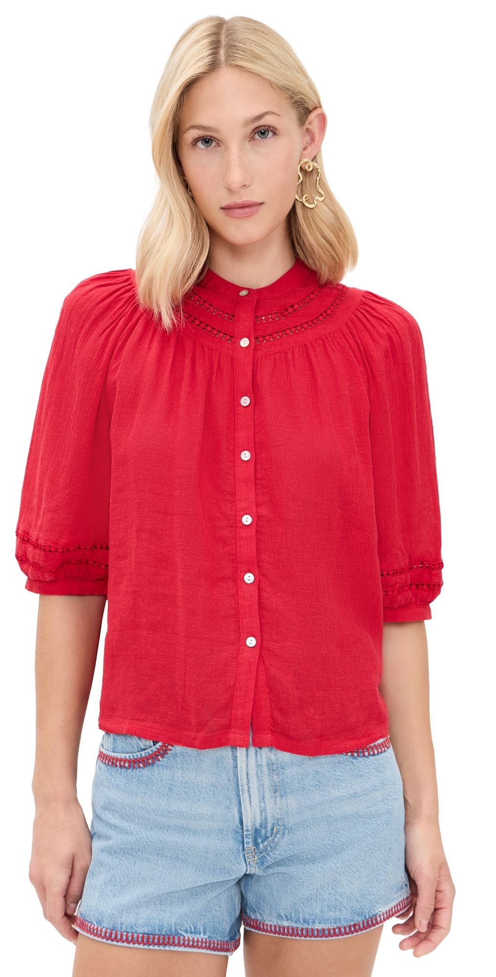 RAILS RAILS x Giadzy Theia Top Tomato S