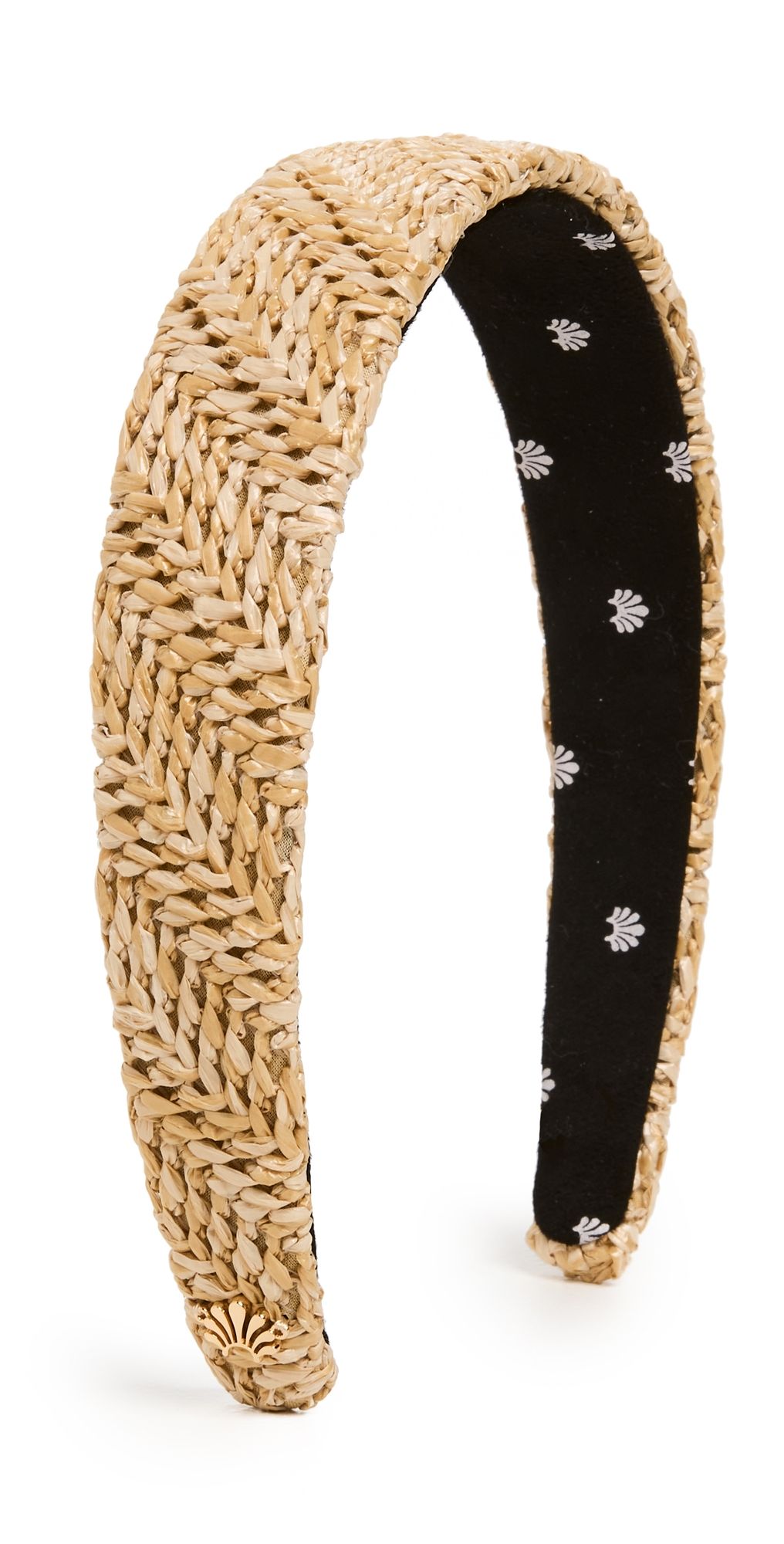 Lele Sadoughi Raffia Bessette Headband Natural One Size