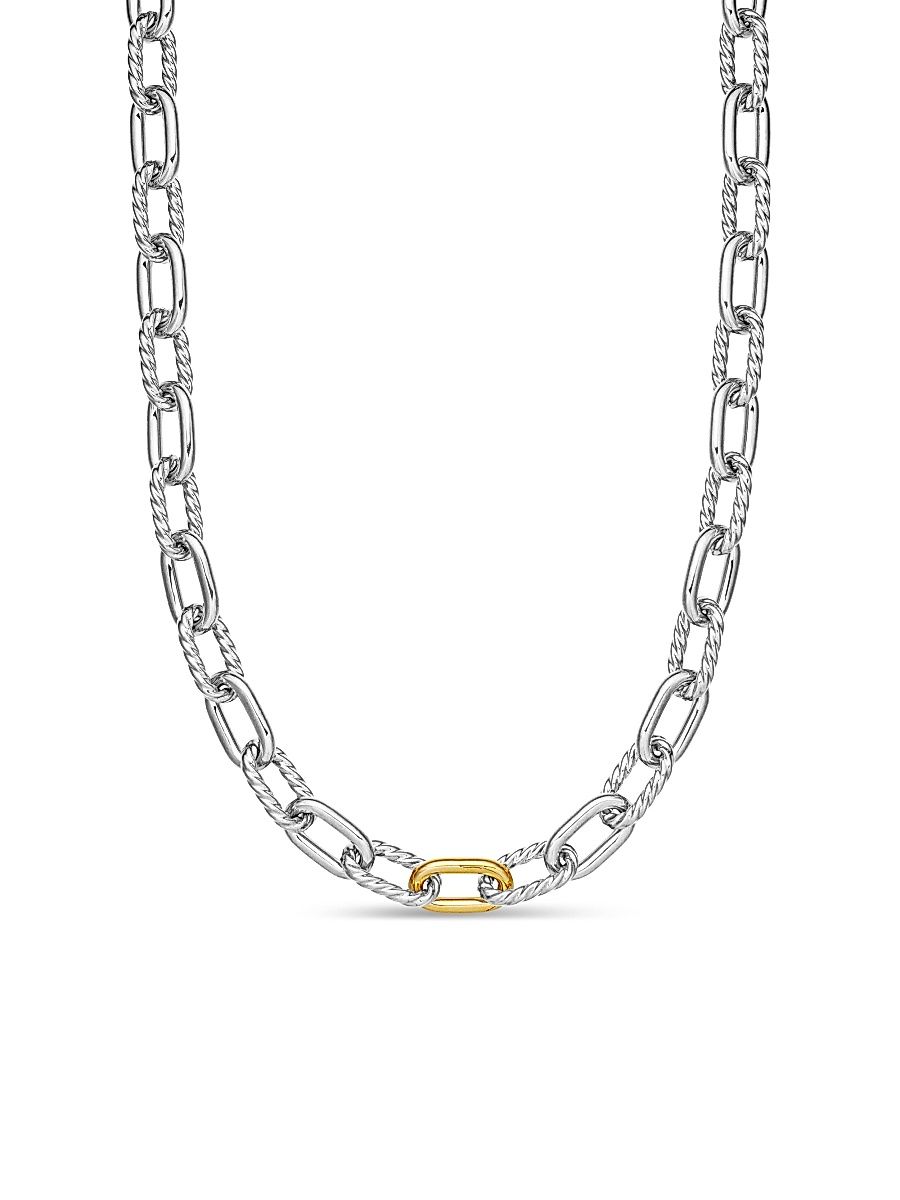 Women's DY Madison Chain Necklace in Sterling Silver - Silver - Size 18