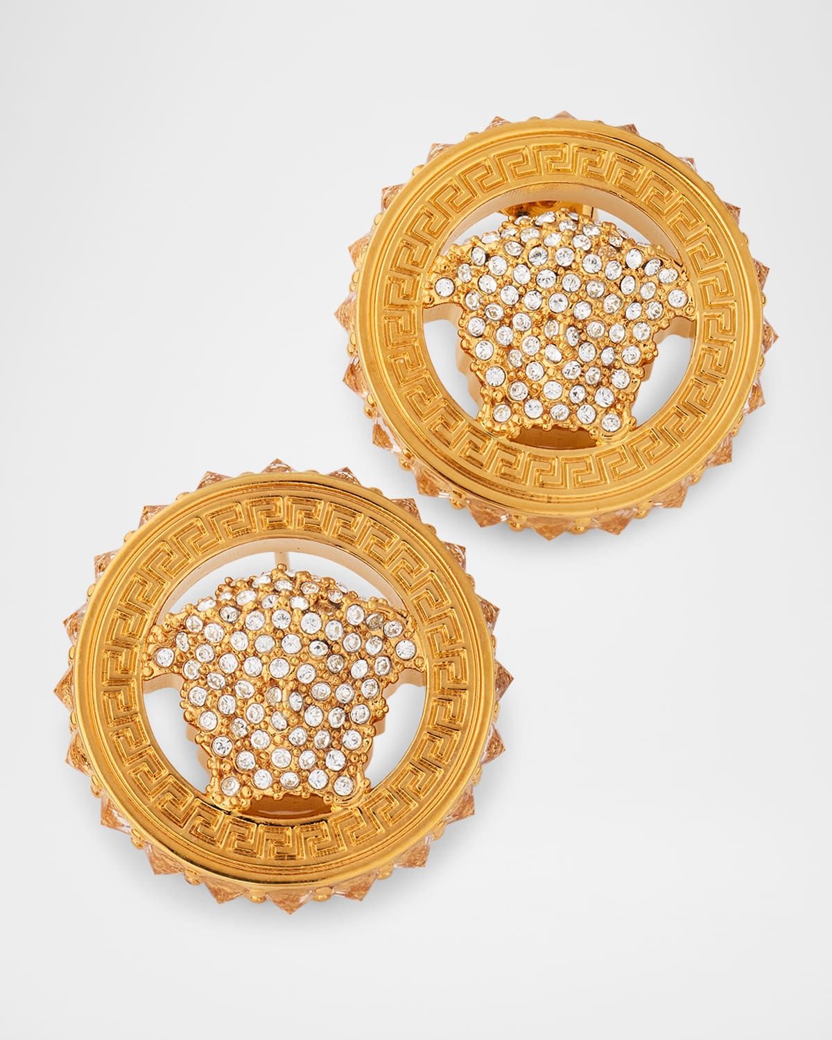 Crystal Medusa 95 & apos; Stud Earrings