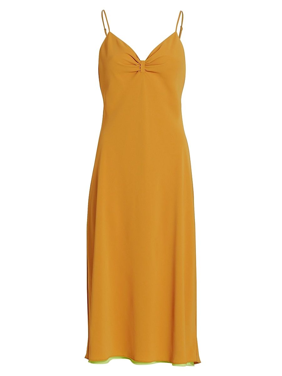 Women's Double Bessette Slip Dress - Tumeric Lime - Size 10