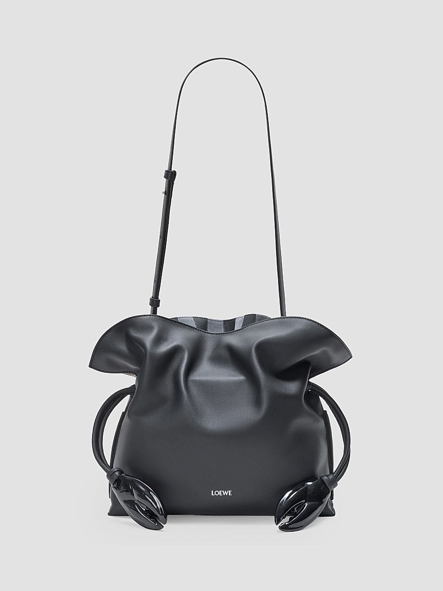 LOEWE Women's LOEWE x Cosima Von Bonin Flamenco Leather Clutch - Black Multi